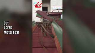 Industrial Hydraulic Brass Bars Scrap Cutting Shear 1000KN For Steel And Rebar Recycling