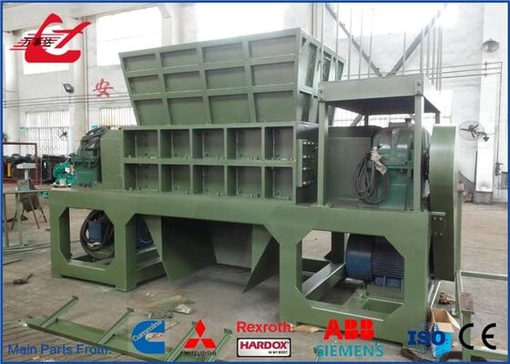 Industrial Metal Shredder with 30 mm Blade Thickness and 16 rpm Speed for Volume Reduction