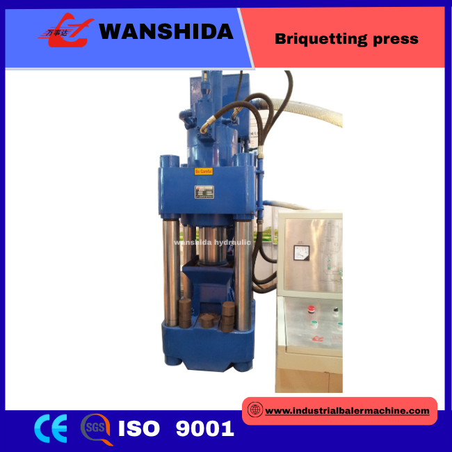 Hydraulic Scrap Metal Briquetting Press: Y83-630, 6300kN Nominal Force, Ideal For Compressing Cast Iron, Steel, And Aluminum