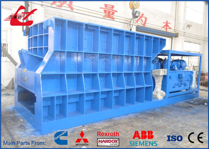 4000kN Horizontal Container Scrap Shear 1400mm Blade Heavy Steel Scrap Processing For Recycling and Steel Mills