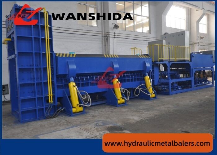 Mobile Diesel Scrap Metal Baler with Grapple for Recycling Yards and On-Site Scrap Collection