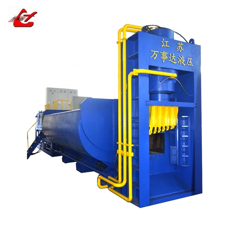 Mobile Diesel Scrap Metal Baler with Grapple for Recycling Yards and On-Site Scrap Collection