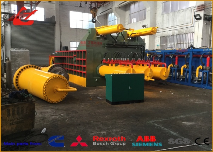 Reinforced Steel Hydraulic Scrap Baler for Mixed and Heavy Ferrous Materials