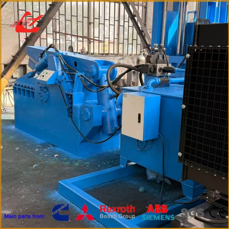 630KN Metal Cutting Alligator Shear Machine With 600mm Blade For Steel Aluminum And Copper Scrap