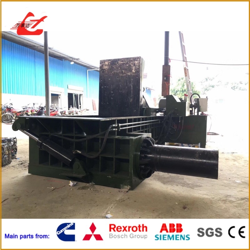 Low Maintenance Design Metal Baler Machine 2500kN High Density Bales 400-700mm Adjustable Size