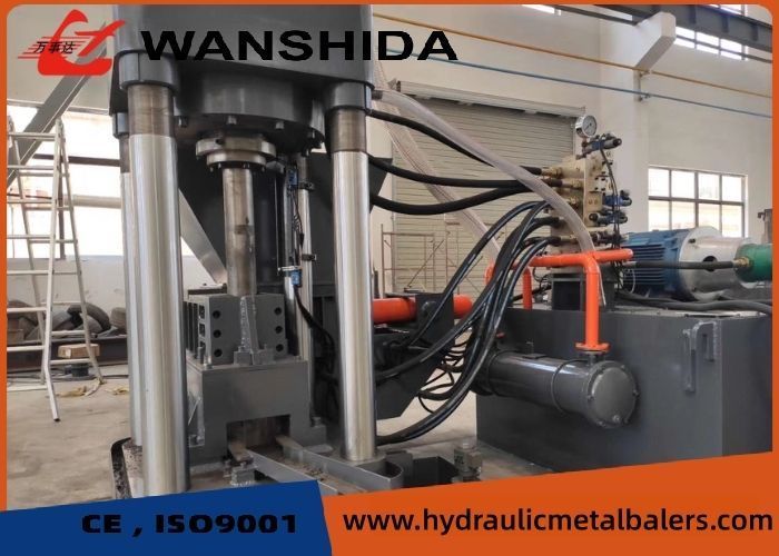 High-Efficiency Y83-3150 Hydraulic Scrap Metal Briquetting Press With 3150kN Nominal Force And 125×(50-60)Mm Briquette Size