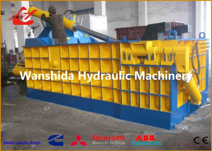 PLC Control System Hydraulic Steel Baling Machine Bale Size 1600 × 1000 × 800 mm For Heavy-Duty Baling