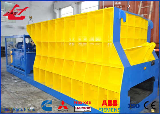 เครื่องตัดขยะคอนเทนเนอร์หนัก 84KW กับความยาวใบมีด 1400 มม สําหรับการตัดโลหะที่มีประสิทธิภาพ